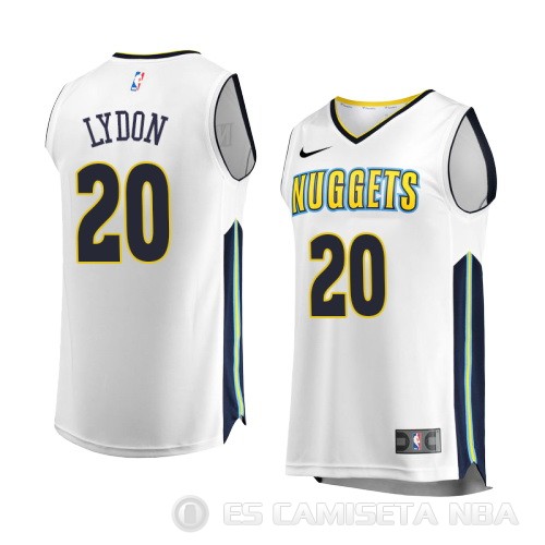 Camiseta Tyler Lydon #20 Denver Nuggets Association 2017-18 Blanco - Haga un click en la imagen para cerrar